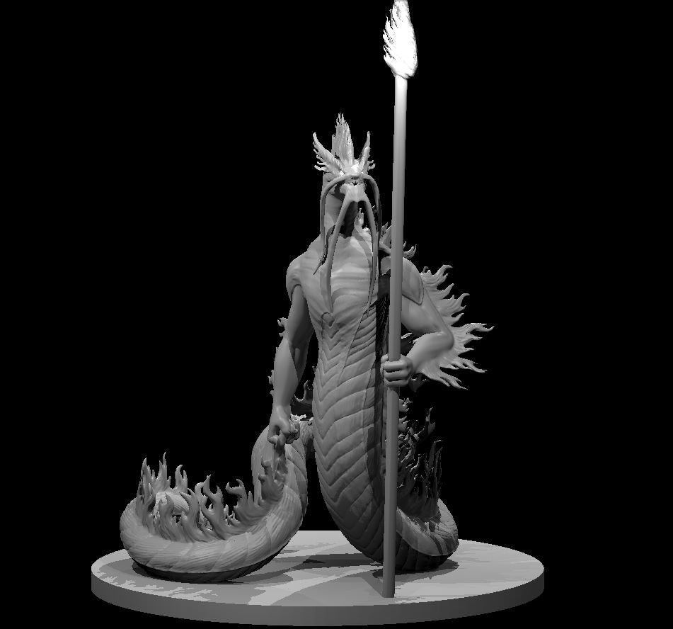 Salamander Spear Bearer Tabletop Miniature